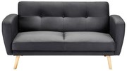 Canapea 2 locuri Flong (negru) . 1008649