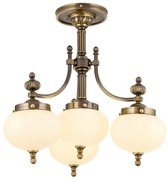 Lustra aplicata eleganta stil clasic Nostalgie 4L patina/ champagne