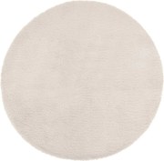 Covor rotund din blană