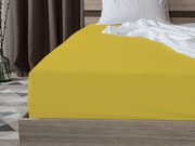 Cearsaf Jersey cu elastic 90x200 cm Galben