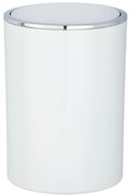 Cos de gunoi INCA WHITE, Alb, 5L, WENKO