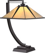 Quoizel QZ-POMEROY-TL - Lampă de masă POMEROY 1xE27/60W/230V