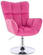 HR650N Scaun Roz Catifea