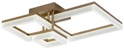 Plafoniera LED design geometric Amilia auriu