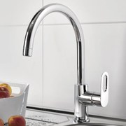 Pachet baterie bucatarie Grohe Bauloop 31368000,pipa inalta,crom