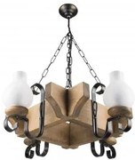 Lustra clasica 4 becuri E14 Davos EL0025671 Erste