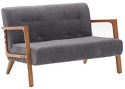 Canapea 2 locuri TUMI, gri