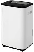 HOMCOM Dezumidificator Electric Rezervor Apă 6 L 20L/zi cu 3 Moduri 2 Trepte Temporizator 33,5x26x53 cm Alb | Aosom Romania
