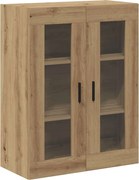 vidaXL Dulap montat pe perete, stejar artizanal, 69,5x34x90 cm