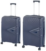 TraveLux Endure IV gurulós bőrönd szett kék