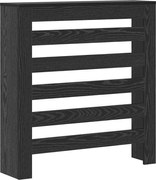 vidaXL Capac pentru radiator Stejar Negru 78 x 20 x 82 cm