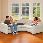 Canapea de colț gonflabilă INTEX 68575 - pentru 4 persoane, 257 x 203 x 76 cm