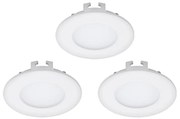 SET 3x corp de iluminat LED încastrat Eglo 94732 FUEVA 1 1xLED/2,7W/230V