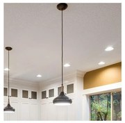 Feiss FE-BESO-P-M-DBZ - Lustră suspendată pe cablu BESO, 1xE27/60W/230V, Ø25,4 cm, negru/cupru