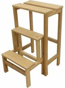 Compactor Trepte decorative din lemn, 37 x 23 x 60cm