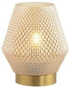 Veioza, lampa de masa design modern Hardo alama, transparenta