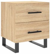 vidaXL Noptieră, stejar sonoma, 40x35x47,5 cm, lemn compozit