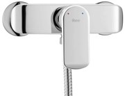 Baterie de duș REA Bloom alb crom