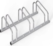 Suport pentru 3 biciclete BIKE, 84x32x27cm, argintiu Monzana