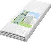 Outsunny Folie pentru seră 4 x 2 m, impermeabilă, învelitoare de grădină cu ușă, 8 ferestre, protecție UV, rezistentă la rupere, polietilenă, albă | Aosom Romania
