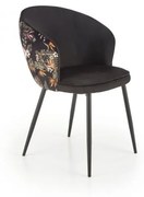 Scaun Bucatarie Si Dining K506 Negru/Floral