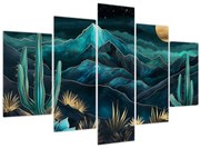 Tablou - Noapte turcoaz (150x105 cm)
