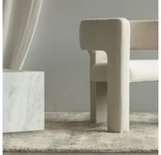 Fotoliu design bej deschis ALPAH LOOP