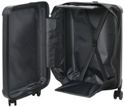 vidaXL Valiză cu blocare Negru 34 x 23 x 55.5 cm Plastic ABS