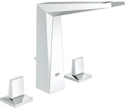 Baterie lavoar Grohe Allure Brilliant M crom cu 3 elemente si dubla comanda