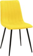 Scaun Bucatarie/Dining Noell Catifea Galbena