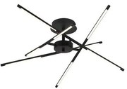 Lustră LED aplicată Rabalux 71338 HENLI2 LED/40W/230V 3000K negru