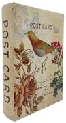 Cutie tip carte POST CARD, 13x4x19cm, Lemn