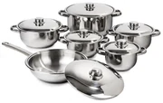 Set de oale de 12 piese 4Home Destiny, capace dinoțel inoxidabil