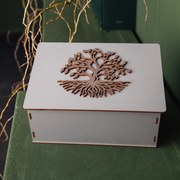 Cutie Copacul vieții - gri