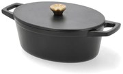Oală cu capac din fontă 3,8 l adecvată pentru plita cu inducție – Holm