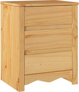 vidaXL Masă de cafea Drammen Stejar 45 x 35 x 56 cm Lemn de pin masiv