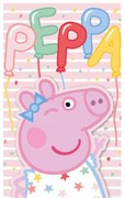 Purcelușa Peppa Party prosop de mână, prosop de față, prosop 30x50 cm