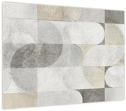 Tablou pe sticlă - Placi de faianță (70x50 cm)