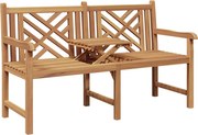 vidaXL bancă Maro 150 x 60 x 90 cm Lemn solid de tec