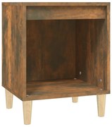 vidaXL Noptieră, stejar fumuriu, 40x35x50 cm