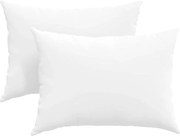 vidaXL Perne pentru canapea 2 pcs Alb 70 x 50 cm țesătură