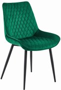 Scaun Bucatarie/Dining Rokko Verde Catifea Catifea