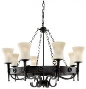 Candelabru stil rustic Cartwheel 8L 0818-8BK SRT