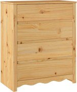 vidaXL Comodă cu sertare cu sertar Drammen Stejar 76,5 x 40 x 91 cm