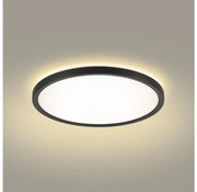 Plafonieră LED pentru baie Brilagi ULTRA SLIM LED/12W/230V d. 22,5 cm negru IP54
