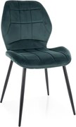 Scaun de dining JAKE VELVET verde