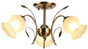 Lustră aplicată Brilagi FLORA 3xE27/60W/230V bronz