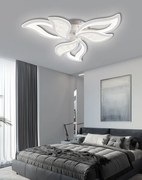 Lustra Led Cu Telecomanda, Elit's Auge, 144w, Alb