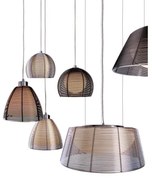 Lustră pe cablu Deko-Light 342029 FILO 1xG9/40W/230V d. 16 cm argintiu