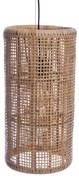 Lampa suspendata din ratan, natural, diametru 30 cm, inaltime 60 cm